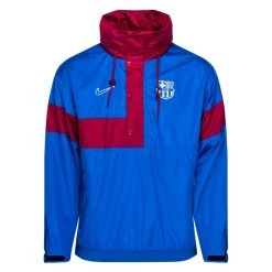 Nike Barcelona Jacket Anorak - Royal Blue/Noble Red/Pale Ivory