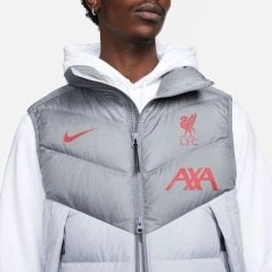 Nike Liverpool Down West NSW Windrunner - Smoke Grey/Wolf Grey/Tough Red -football 3258bea53b71
