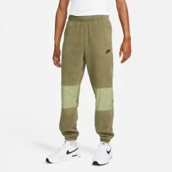 Nike Sweatpants Club+ Flece Winterized - Medium Olive/Black