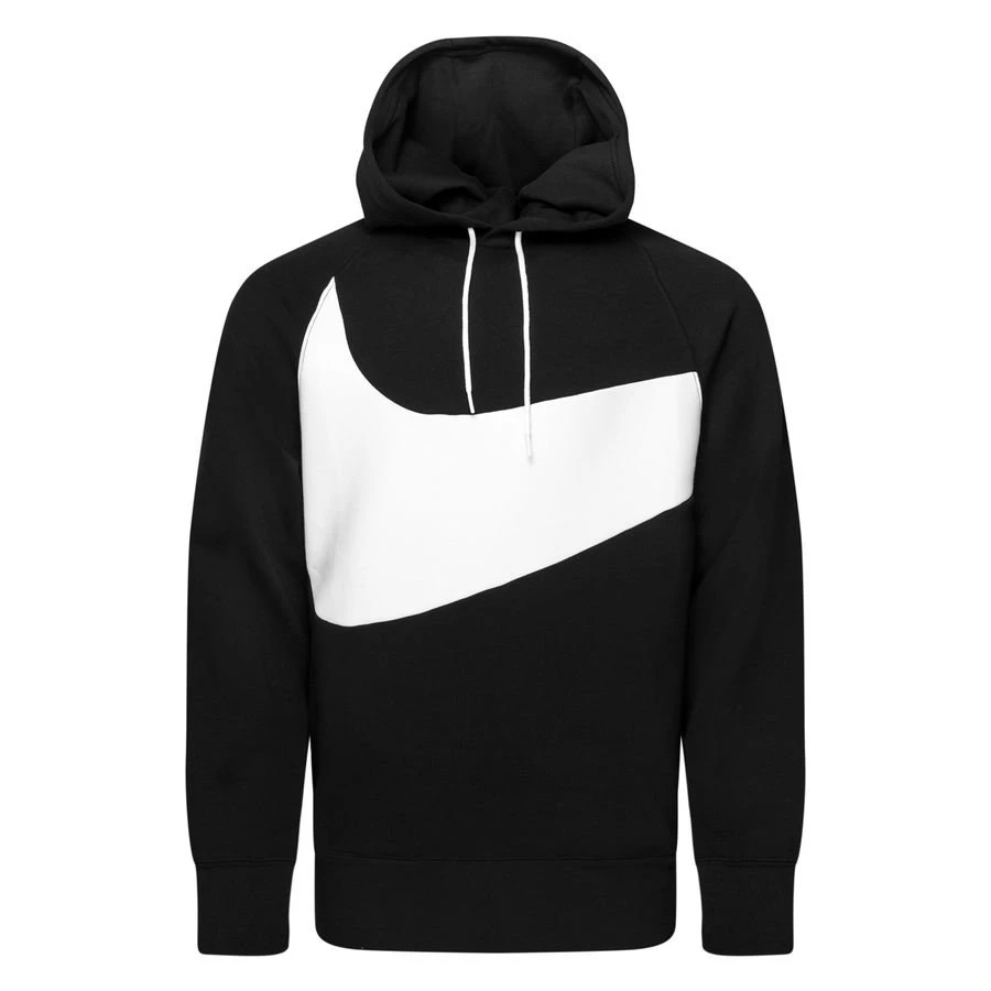 Nike Hoodie Sportswear Swoosh Tech Fleece - Black/White 1 Nike Hoodie Sportswear Swoosh Tech Fleece - Black/White