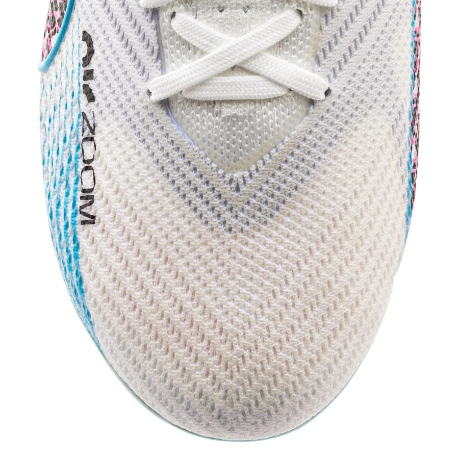 Nike Air Zoom Mercurial Superfly Elite 9 SG-PRO Anti-Clog Blast - White/Baltic Blue/Pink Blast/Indigo Haze 8 Nike Air Zoom Mercurial Superfly Elite 9 SG-PRO Anti-Clog Blast - White/Baltic Blue/Pink Blast/Indigo Haze - Image 8