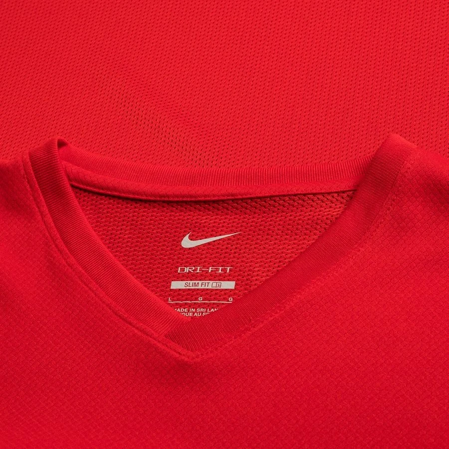 Nike Playershirt Tiempo Premier II - University Red/White Woman 5 Nike Playershirt Tiempo Premier II - University Red/White Woman - Image 5