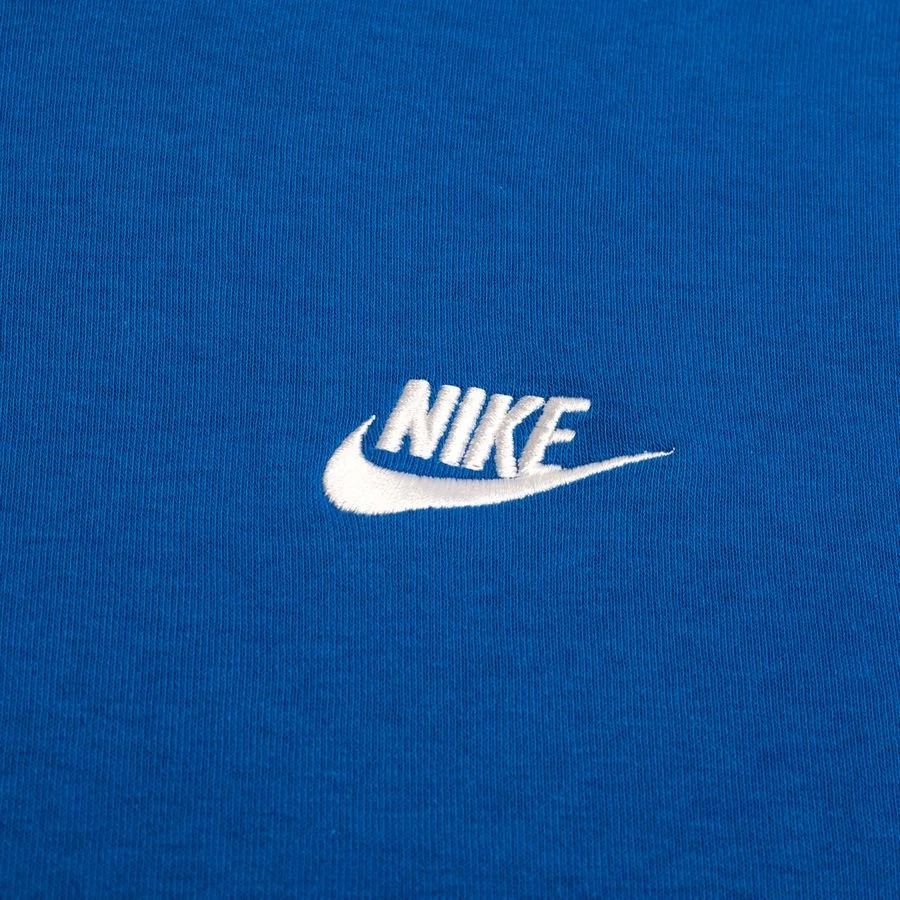 Nike Hoodie NSW Club - Signal Blue/White 7 Nike Hoodie NSW Club - Signal Blue/White - Image 7