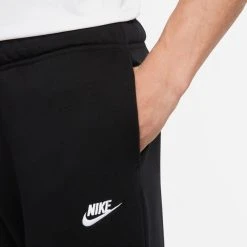 Nike Sweatpants NSW Club Fleece - Black/White Woman -football 38df411e4609
