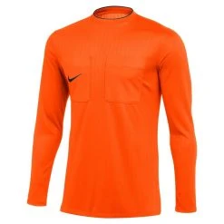 Nike Referee's Shirt II Dri-FIT - Safety Orange/Black Long Sleeves
