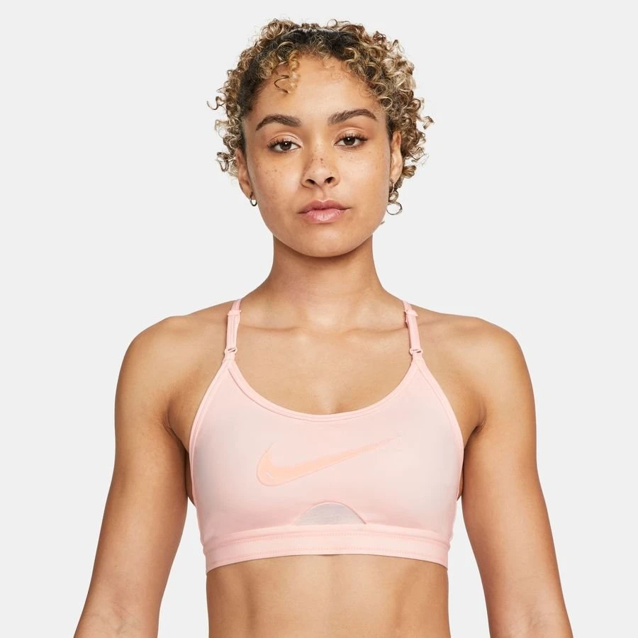 Nike Sports Bra NSW Dri-FIT Indy - Pink/White/Orange Woman 1 Nike Sports Bra NSW Dri-FIT Indy - Pink/White/Orange Woman