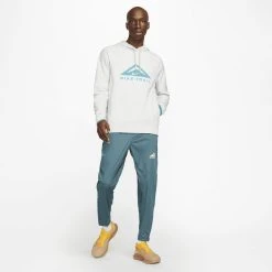 Nike Hoodie Dri-FIT Trail - White/Blue -football 409dab7e88db