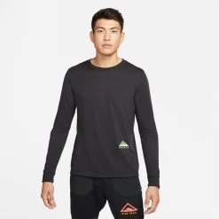 Nike Running Shirt Dri-FIT Trail - Black