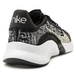 Nike Running Shoe SuperRep GO 3 Flyknit Next Nature - Black/Metallic Silver/White Woman -football 42141ccd8f45