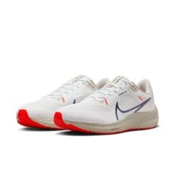Nike Running Shoe Air Zoom Pegasus 40 - White/Obsidian/Red/Phantom Marl -football 422323ce8972