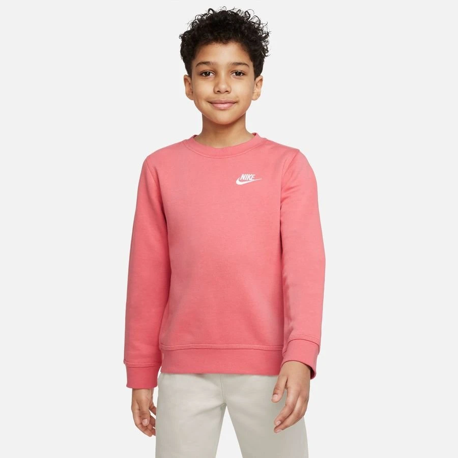 Nike Sweatshirt NSW Club - Pink/White Kids 1 Nike Sweatshirt NSW Club - Pink/White Kids
