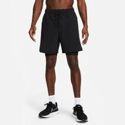Nike Running Shorts Unlimited Woven 7" 2IN1 - Black -football 452d6522f257