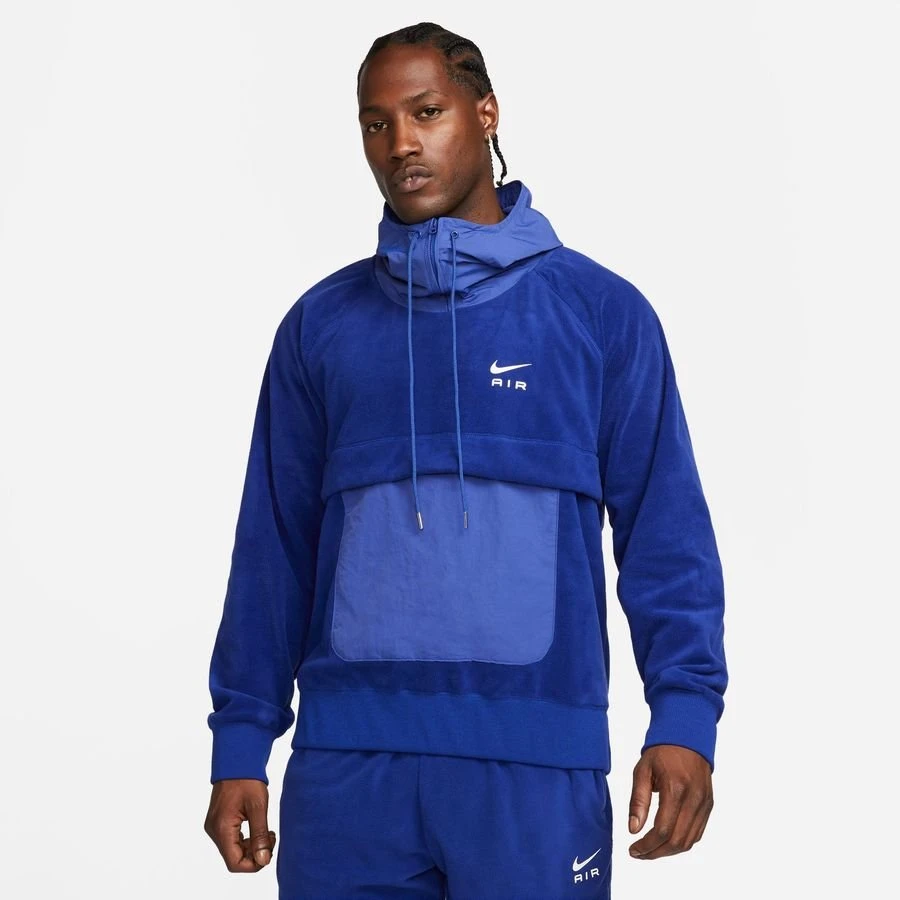Nike Air Hoodie Therma-FIT Winterized - Deep Royal Blue/White 1 Nike Air Hoodie Therma-FIT Winterized - Deep Royal Blue/White