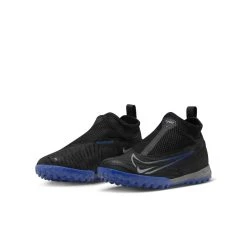 Nike Phantom GX Academy DF TF Shadow - Black/Chrome/Hyper Royal Kids