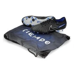 Nike Tiempo Legend 10 Elite FG Shadow - Black/Chrome/Hyper Royal -football 48bf8585796f