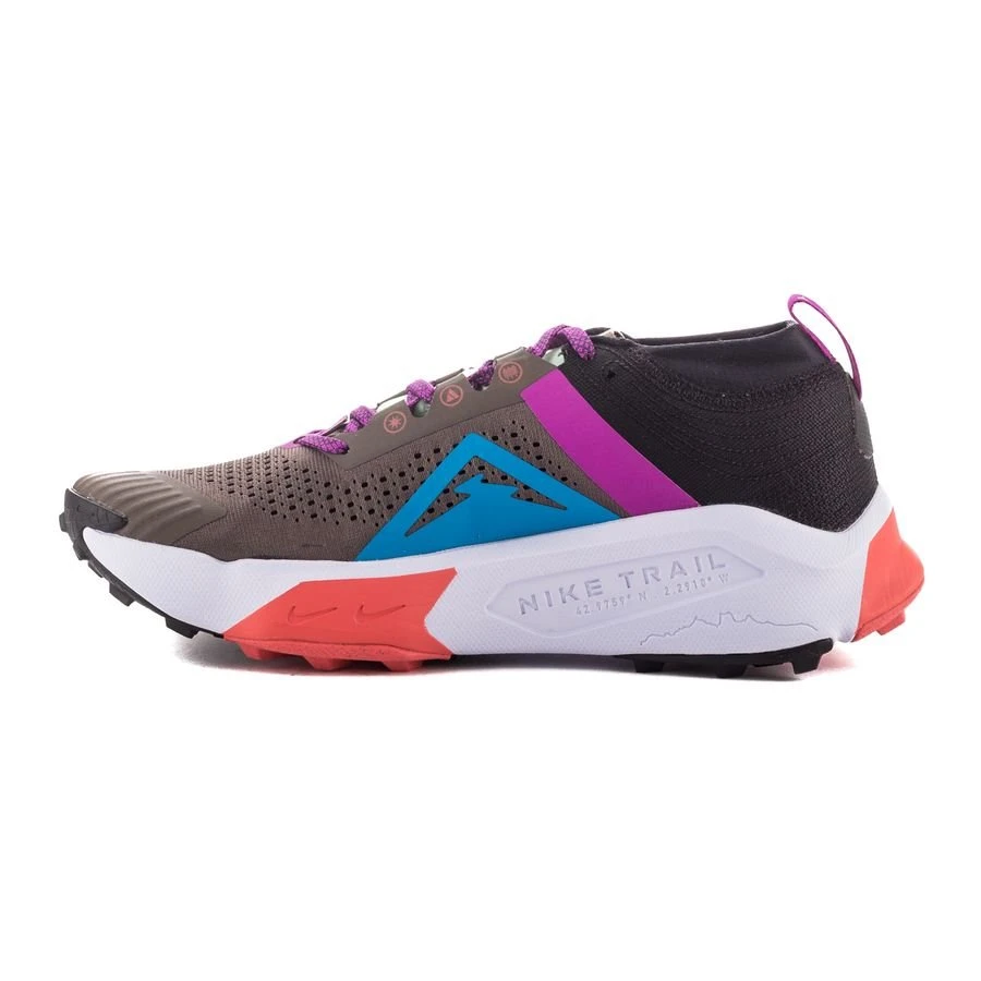 Nike Running Shoe ZoomX Zegama Trail - Iron Grey/Laser Blue/Black/Vivid Purple 3 Nike Running Shoe ZoomX Zegama Trail - Iron Grey/Laser Blue/Black/Vivid Purple - Image 3