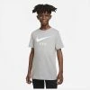 Nike T-Shirt NSW Swoosh - Grey Heather/White Kids