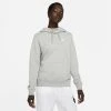 Nike Hoodie NSW Club Fleece - Grey Heather/White Woman