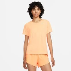 Nike Running T-Shirt Dri-FIT Race - Peach Cream/Reflect Silver Woman