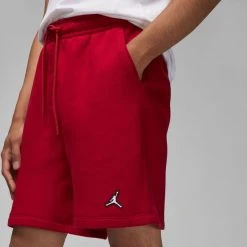 Nike Shorts Jordan Essential Fleece - Gym Red/White -football 5037a6bd1c31