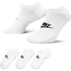 Nike Socks NSW Everyday Essential No-Show 3-Pack - White/Black