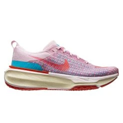 Nike Running Shoe ZoomX Invincible Run FK 3 - Pink Foam/Bright Crimson/Racer Blue Woman