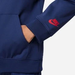 Nike Hoodie NSW Repeat - Midnight Navy/University Red Kids 8 Nike Hoodie NSW Repeat - Midnight Navy/University Red Kids -football 5664beed070f