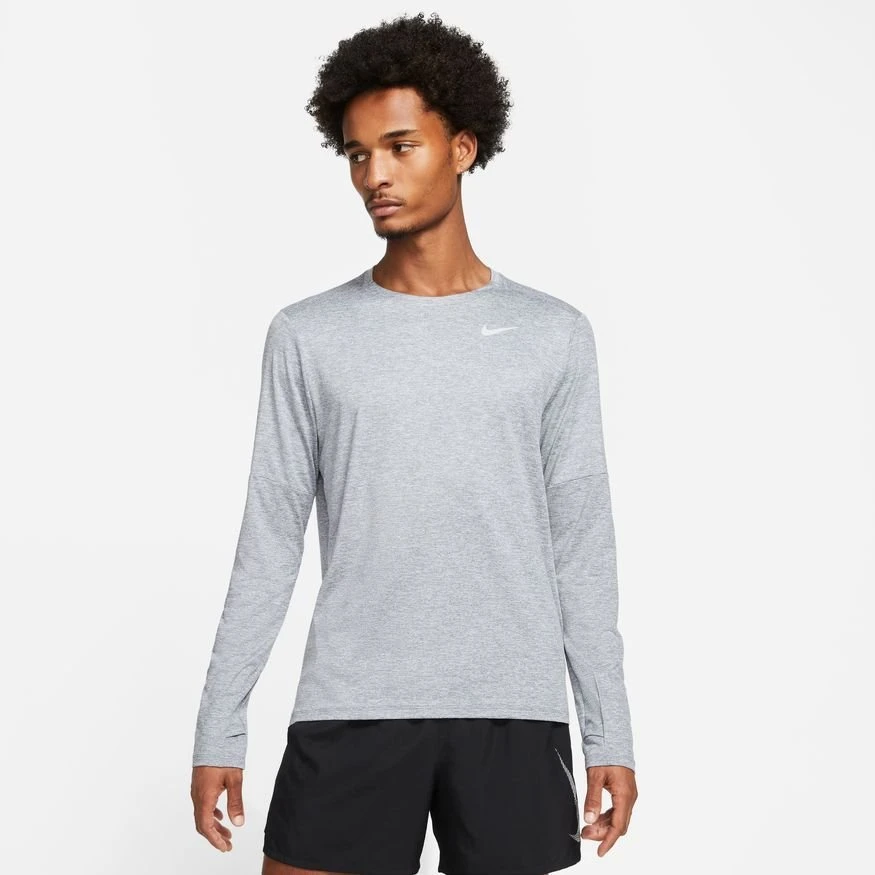 Nike Dri-FIT Element Crew - Smoke Grey/Reflect Silver 2 Nike Dri-FIT Element Crew - Smoke Grey/Reflect Silver - Image 2