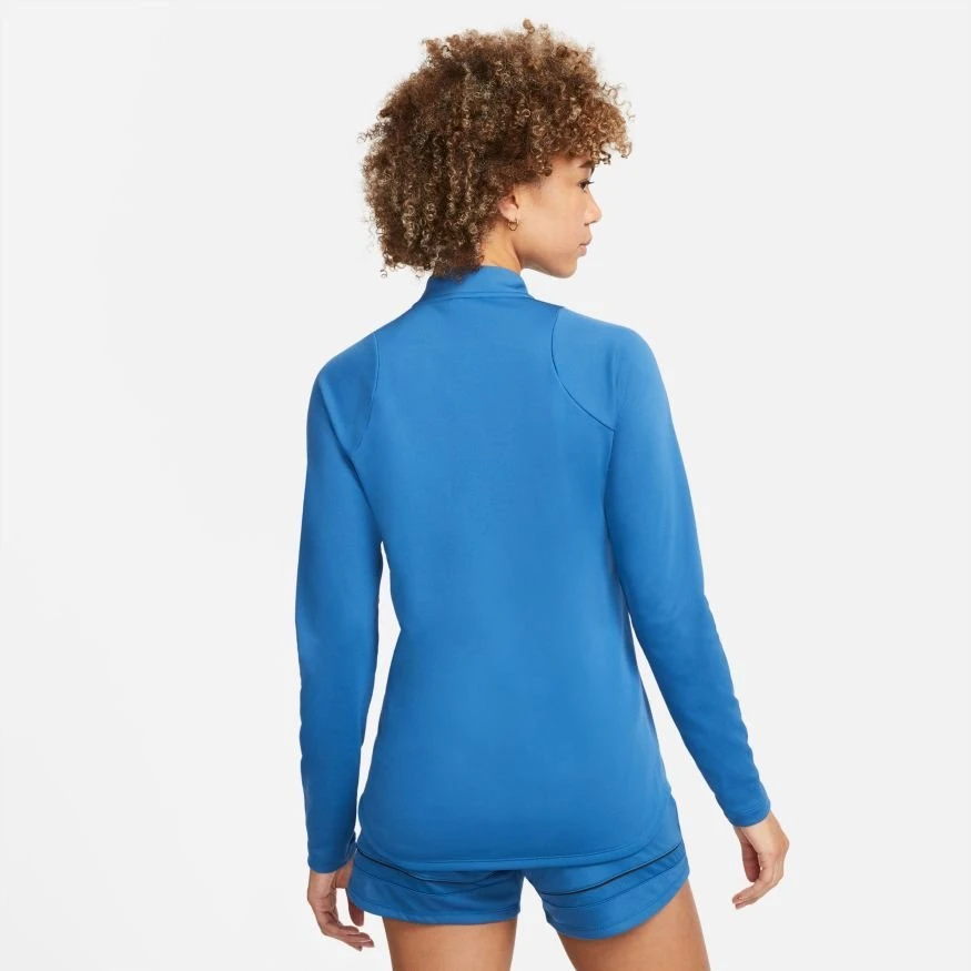 Nike Training Shirt Dri-FIT Academy 21 Drill - Marina Blue/Black Woman 2 Nike Training Shirt Dri-FIT Academy 21 Drill - Marina Blue/Black Woman - Image 2