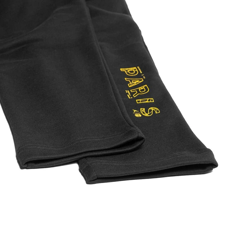 Nike Paris Saint Germain Fleece Pants Jordan X PSG - Black/Tour Yellow 14 Nike Paris Saint Germain Fleece Pants Jordan X PSG - Black/Tour Yellow - Image 14