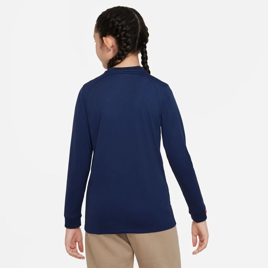 Nike France Home Shirt 2022/23 Kids Long Sleeves 3 Nike France Home Shirt 2022/23 Kids Long Sleeves - Image 3