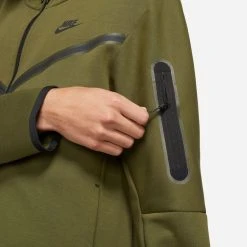 Nike Hoodie NSW Tech Fleece - Rough Green/Black -football 5d222d2a79dd