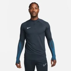 Nike Training Shirt Dri-FIT Strike Drill - Obsidian/Royal Blue/White