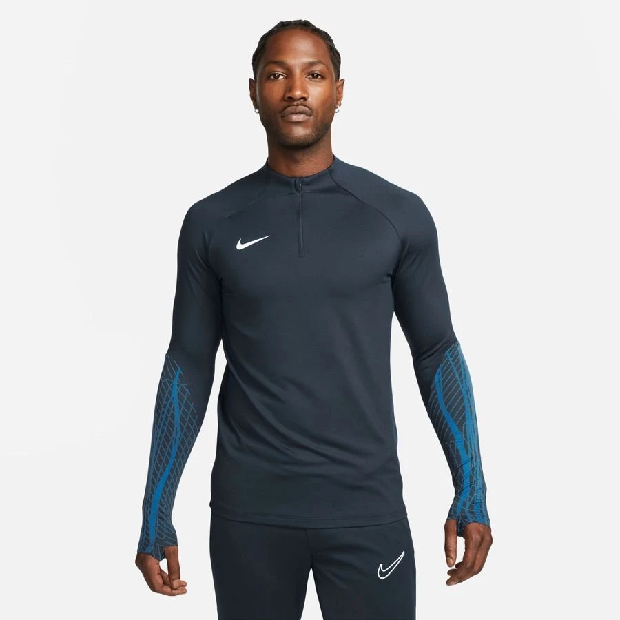 Nike Training Shirt Dri-FIT Strike Drill - Obsidian/Royal Blue/White 1 Nike Training Shirt Dri-FIT Strike Drill - Obsidian/Royal Blue/White