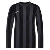 Nike Playershirt Dri-FIT Striped Division IV - Anthracite/Black/White Long Sleeves Kids