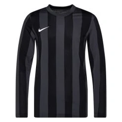 Nike Playershirt Dri-FIT Striped Division IV - Anthracite/Black/White Long Sleeves Kids