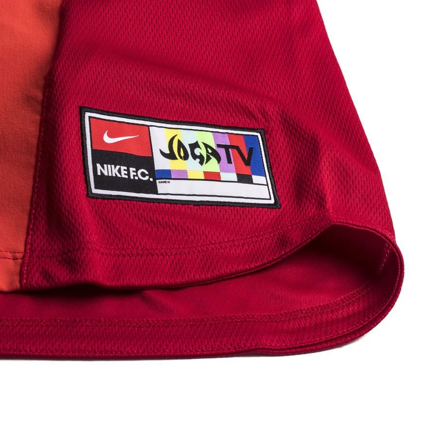 Nike F.C. Football Shirt Dri-FIT Joga Bonito - Chile Red/White Woman 3 Nike F.C. Football Shirt Dri-FIT Joga Bonito - Chile Red/White Woman - Image 3