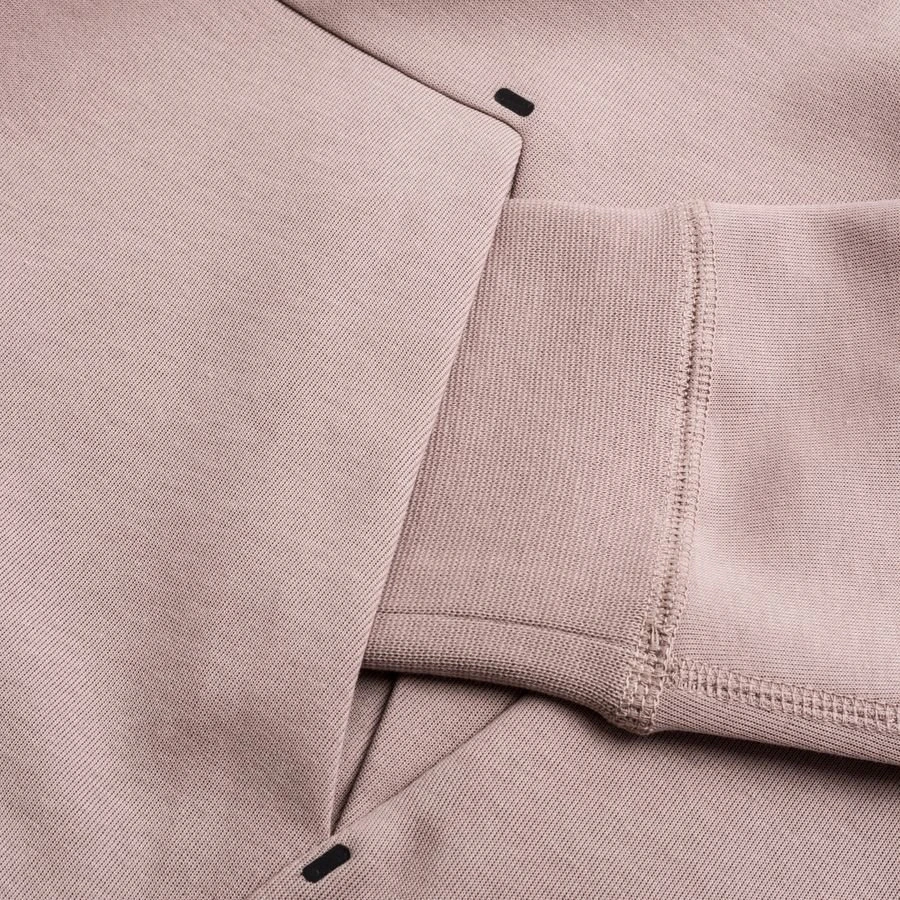Nike Hoodie NSW Tech Fleece - Taupe Haze/Black Woman 7 Nike Hoodie NSW Tech Fleece - Taupe Haze/Black Woman - Image 7