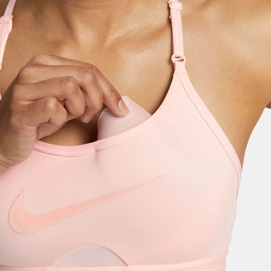 Nike Sports Bra NSW Dri-FIT Indy - Pink/White/Orange Woman 5 Nike Sports Bra NSW Dri-FIT Indy - Pink/White/Orange Woman - Image 5