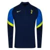 Nike Tottenham Training Shirt Dri-FIT Strike Drill - Binary Blue/Signal Blue/Venom Green Woman