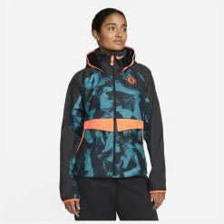 Nike Chelsea Jacket AWF - Black/Hyper Crimson Woman