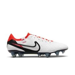 Nike Tiempo Legend 10 Elite SG-PRO Anti-Clog Ready - White/Black/Bright Crimson