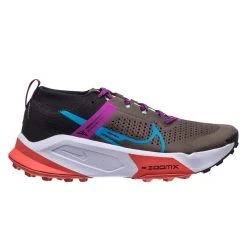 Nike Running Shoe ZoomX Zegama Trail - Iron Grey/Laser Blue/Black/Vivid Purple