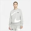 Nike Sweatshirt NSW Swoosh Crew - Grey Heather/White
