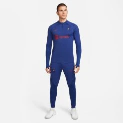Nike Barcelona Training Shirt Dri-FIT Strike Drill Senyera - Deep Royal Blue/Noble Red -football 6430a1cfdc17