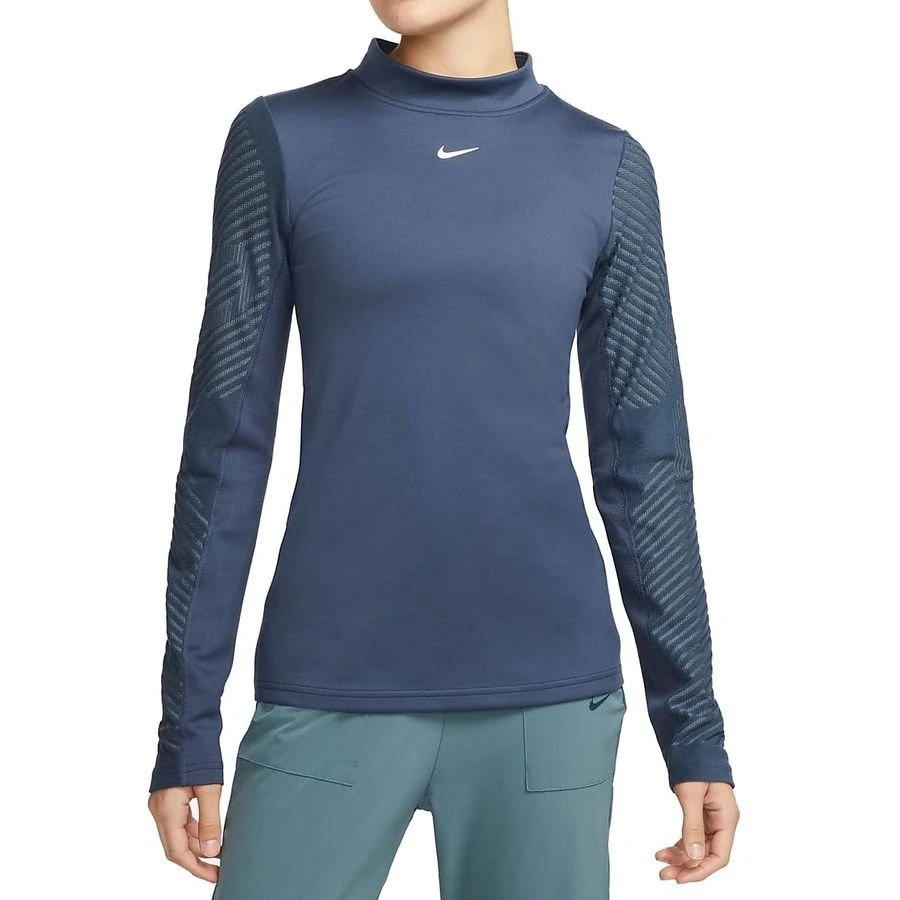 Nike Training Shirt Therma-FIT ADV - Thunder Blue/Metallic Silver Woman 1 Nike Training Shirt Therma-FIT ADV - Thunder Blue/Metallic Silver Woman
