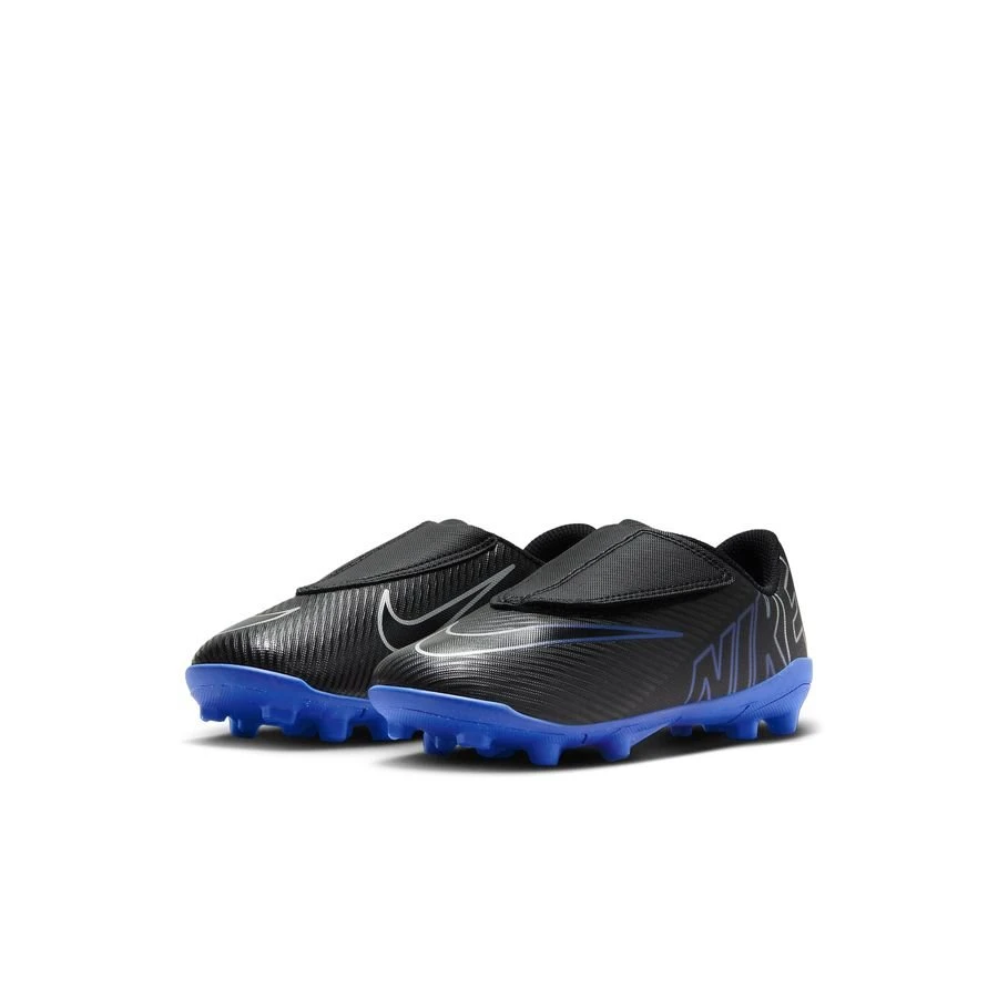 Nike Mercurial Vapor 15 Club Velcro MG Shadow - Black/Chrome/Hyper Royal Kids 1 Nike Mercurial Vapor 15 Club Velcro MG Shadow - Black/Chrome/Hyper Royal Kids