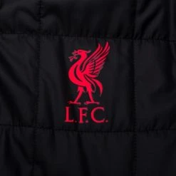 Nike Liverpool Winter Jacket Fleece Synthetic-fill - Black/Particle Grey/Siren Red -football 64c9145881b3