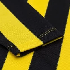 Nike Playershirt Dri-FIT Striped Division IV - Tour Yellow/Black/White Long Sleeves Kids -football 66554bb6642d