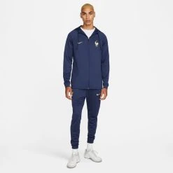 Nike France Tracksuit Dri-FIT Strike 2022/23 - Midnight Navy/Metallic Gold